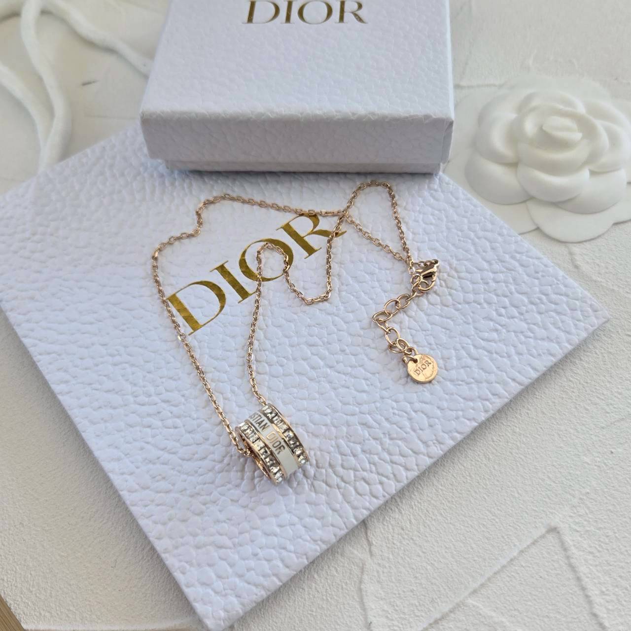 PP12626 สร้อยคอ DI(ขาว)