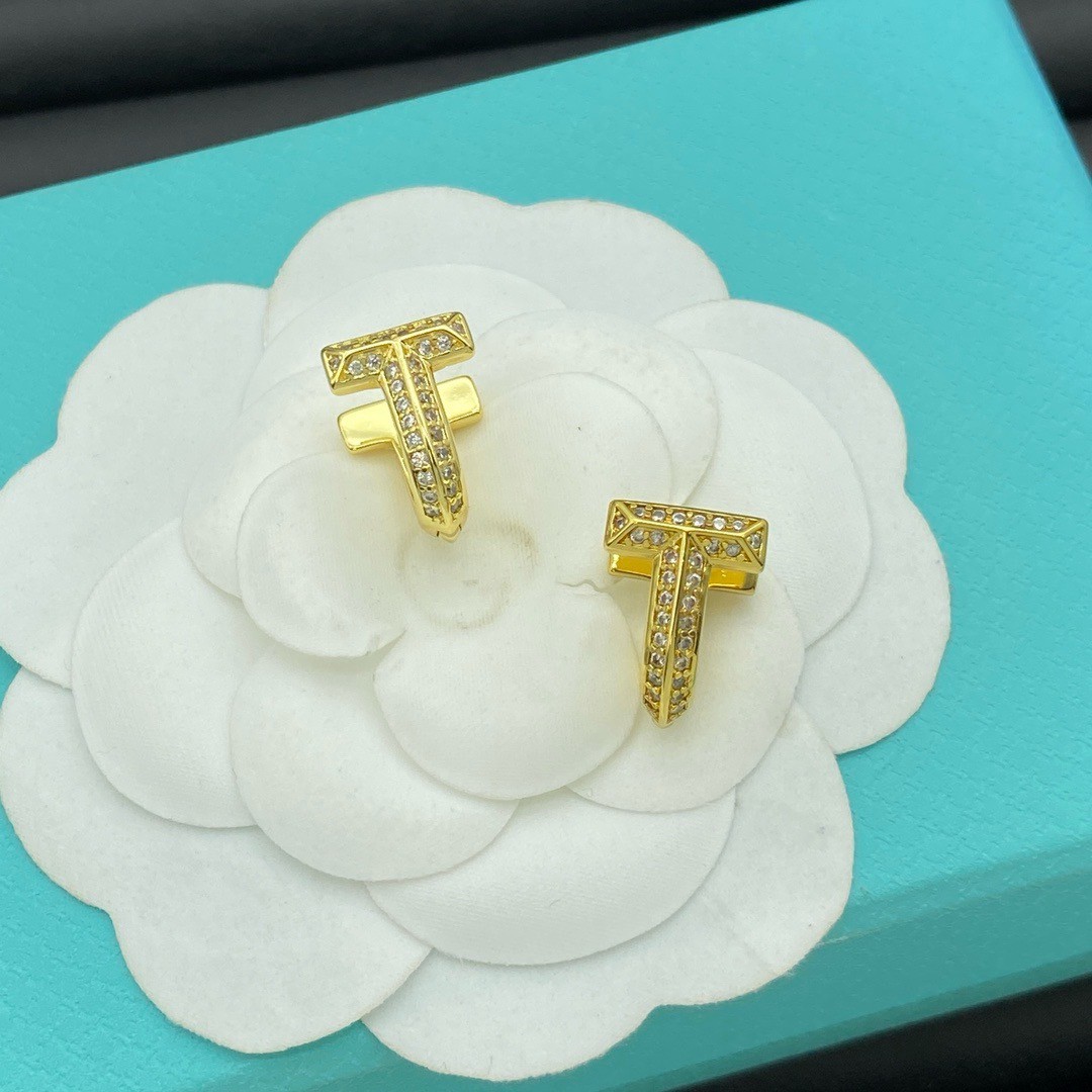 O1381 ต่างหู TIF(ทอง)(เล็ก)