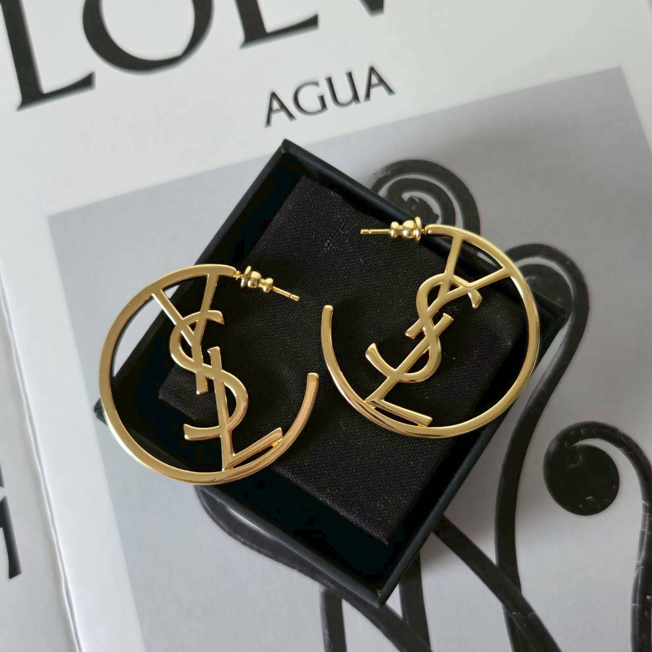 PP12391 ต่างหู YSL(ทอง)