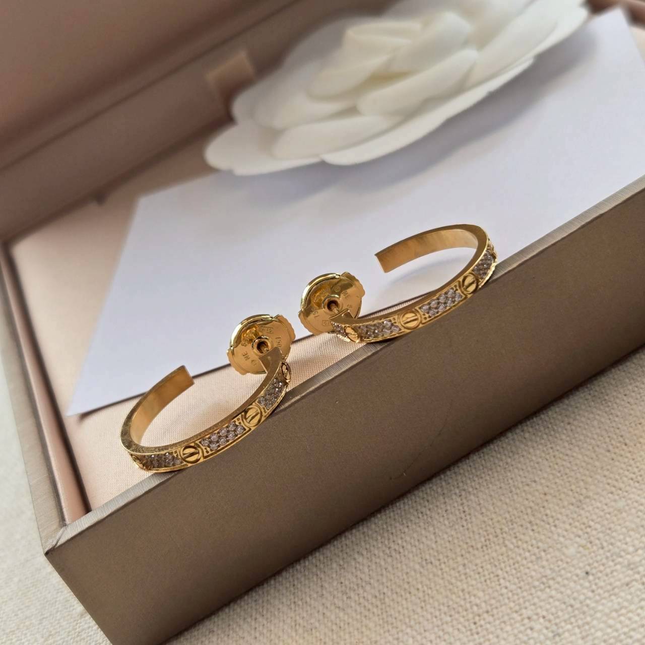 PP12651 ต่างหู CAR(2ซม)(ทอง)