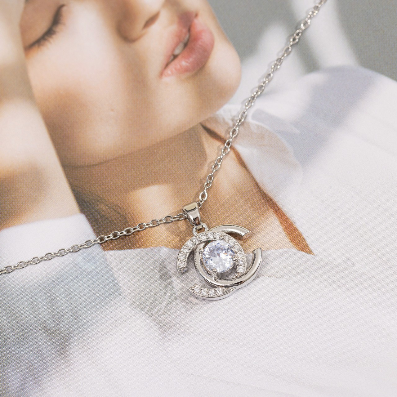 S4163 สร้อยคอสแตนเลส CH