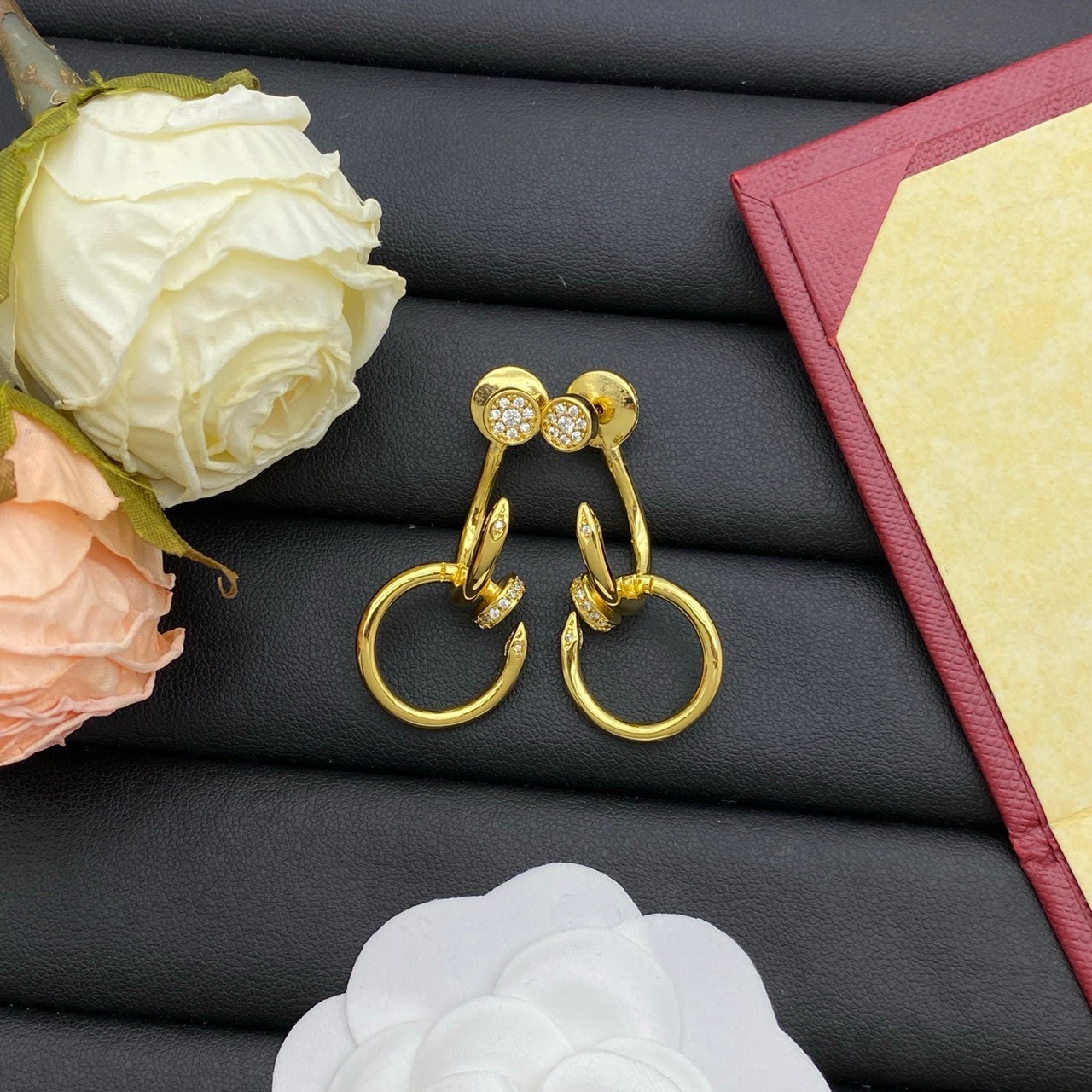 O1354 ต่างหู CAR(ทอง)