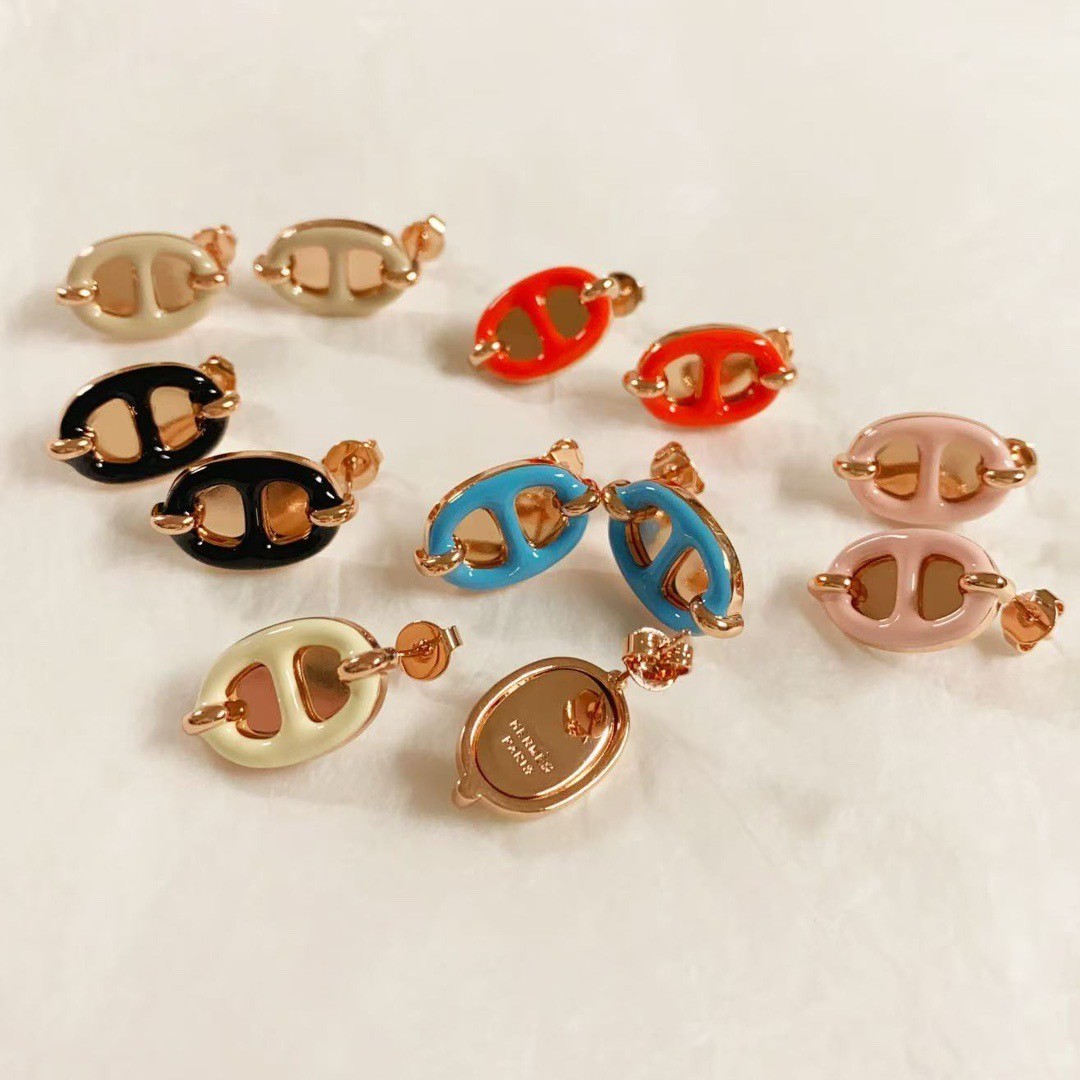 PP9625 ต่างหู H(PinkGold)