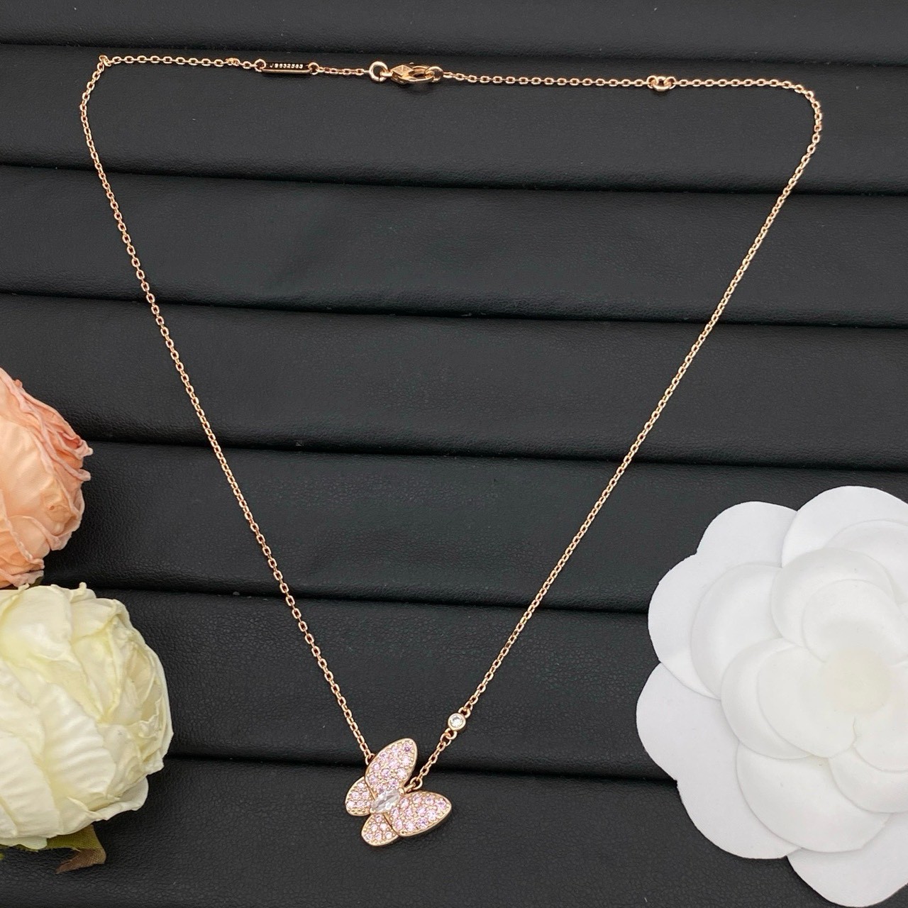 PP12424 สร้อยคอ VC(PinkGold)(B)