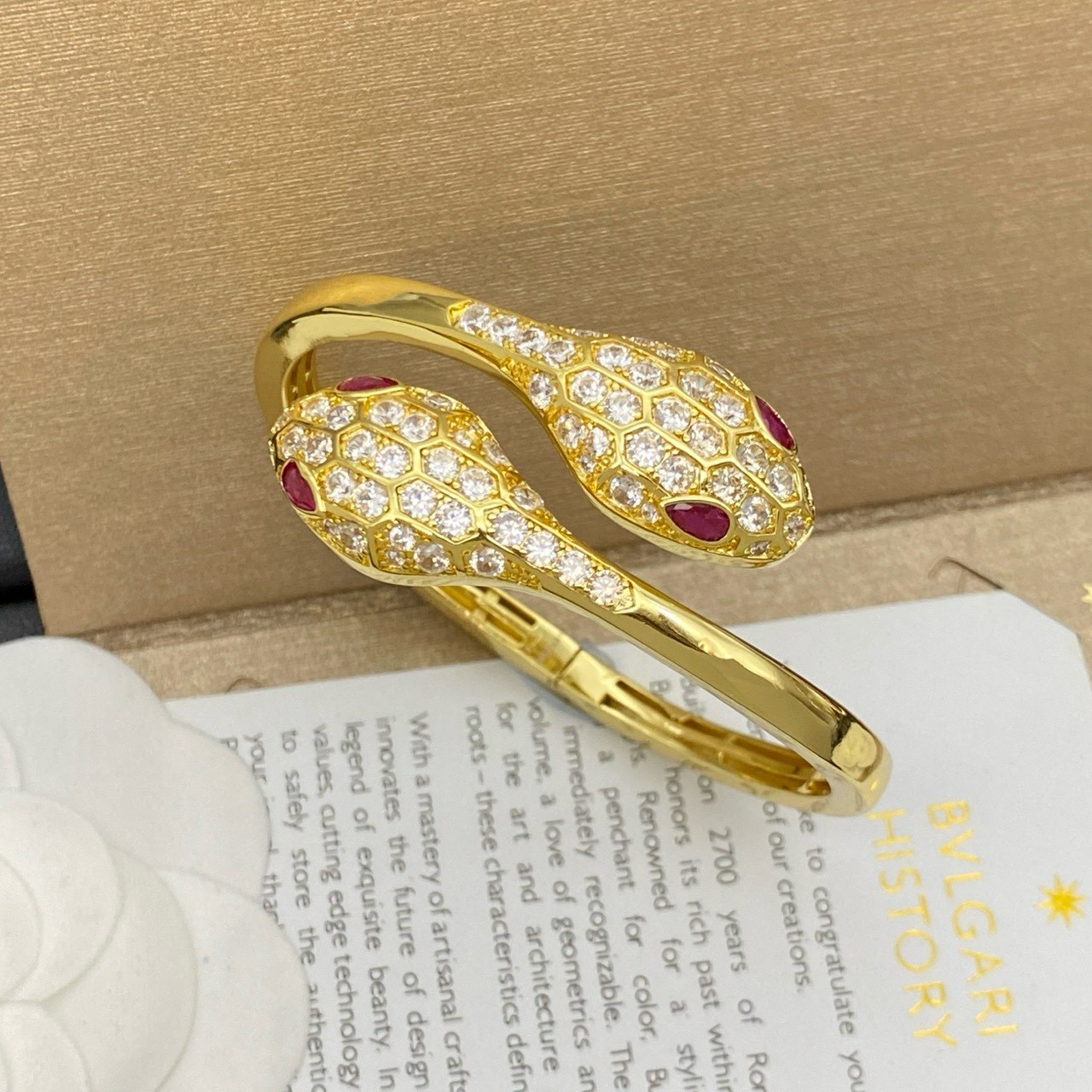 PP12425 กำไลข้อมือ BVL(ทอง-แดง)