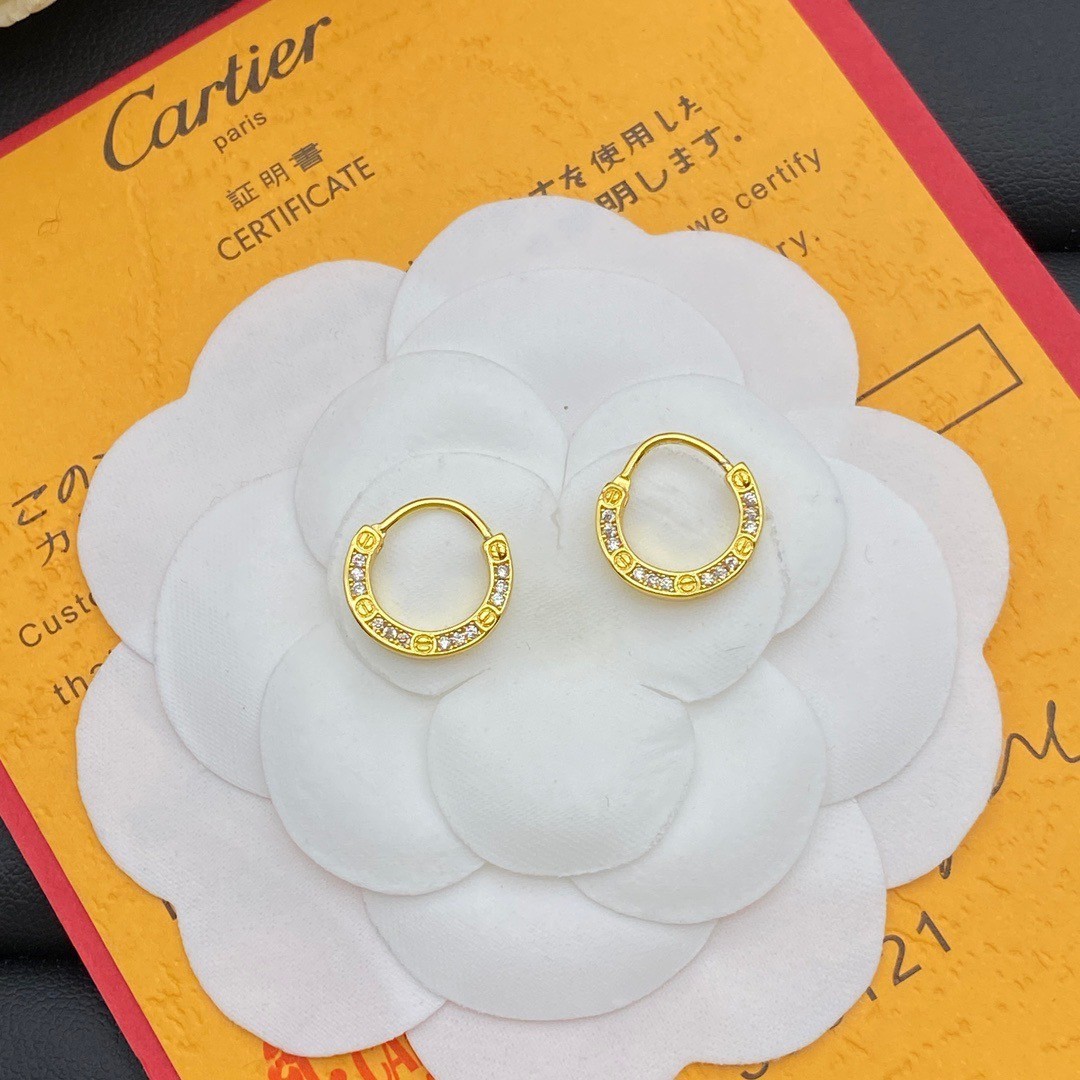 O01034 ต่างหู CAR(ทอง)