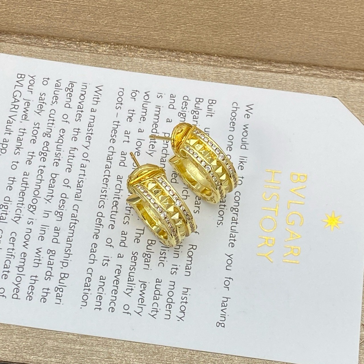 PP11869 ต่างหู BVL(ทอง)