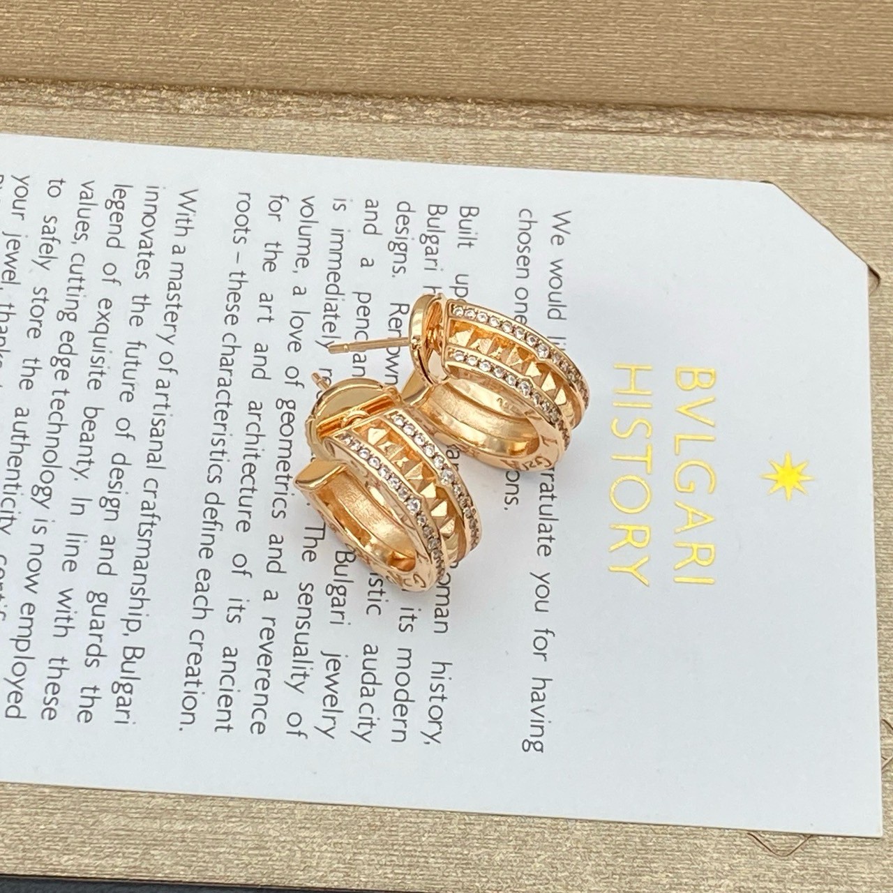 PP11871 ต่างหู BVL(PinkGold)