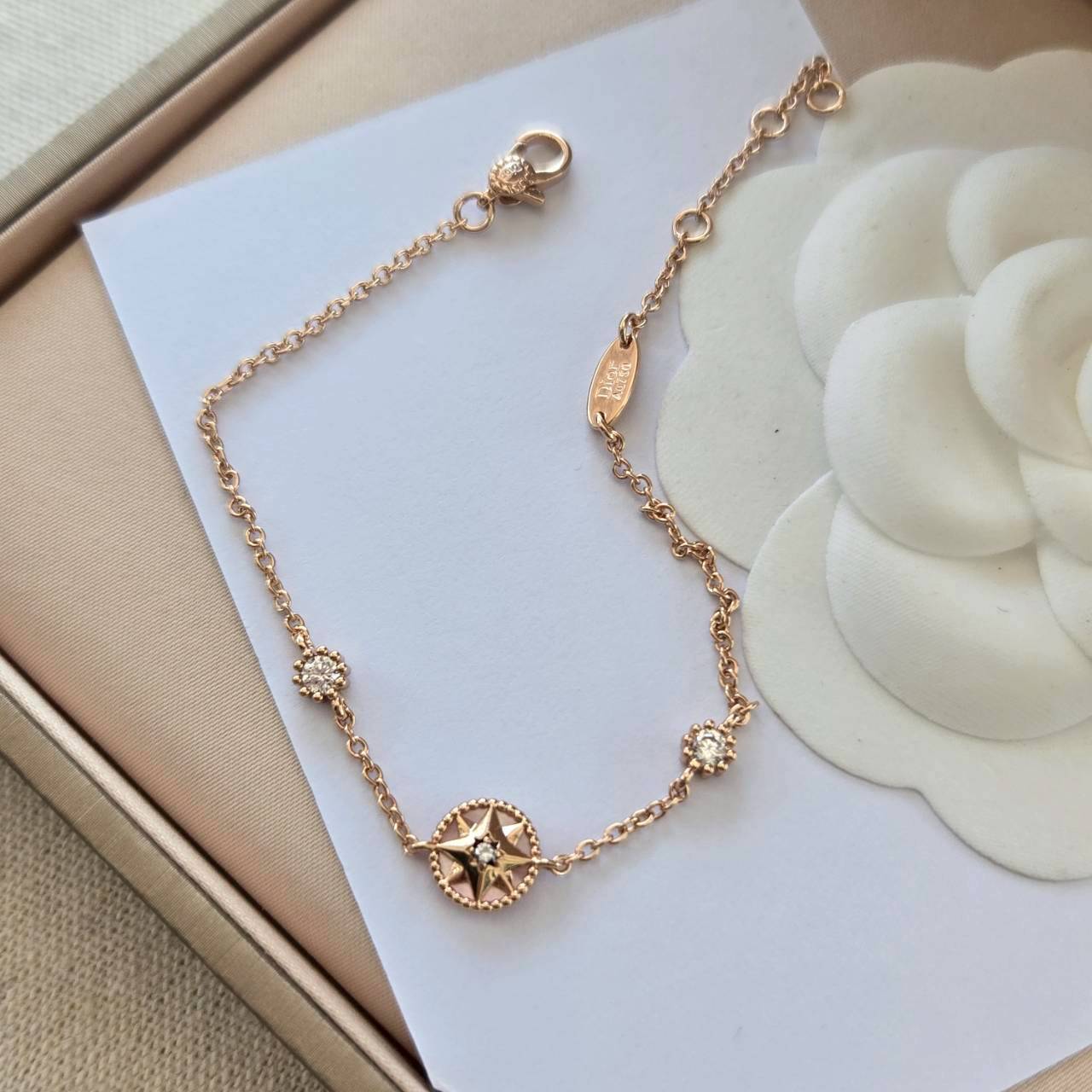 PP12698 สร้อยข้อมือ DI(ชมพู)