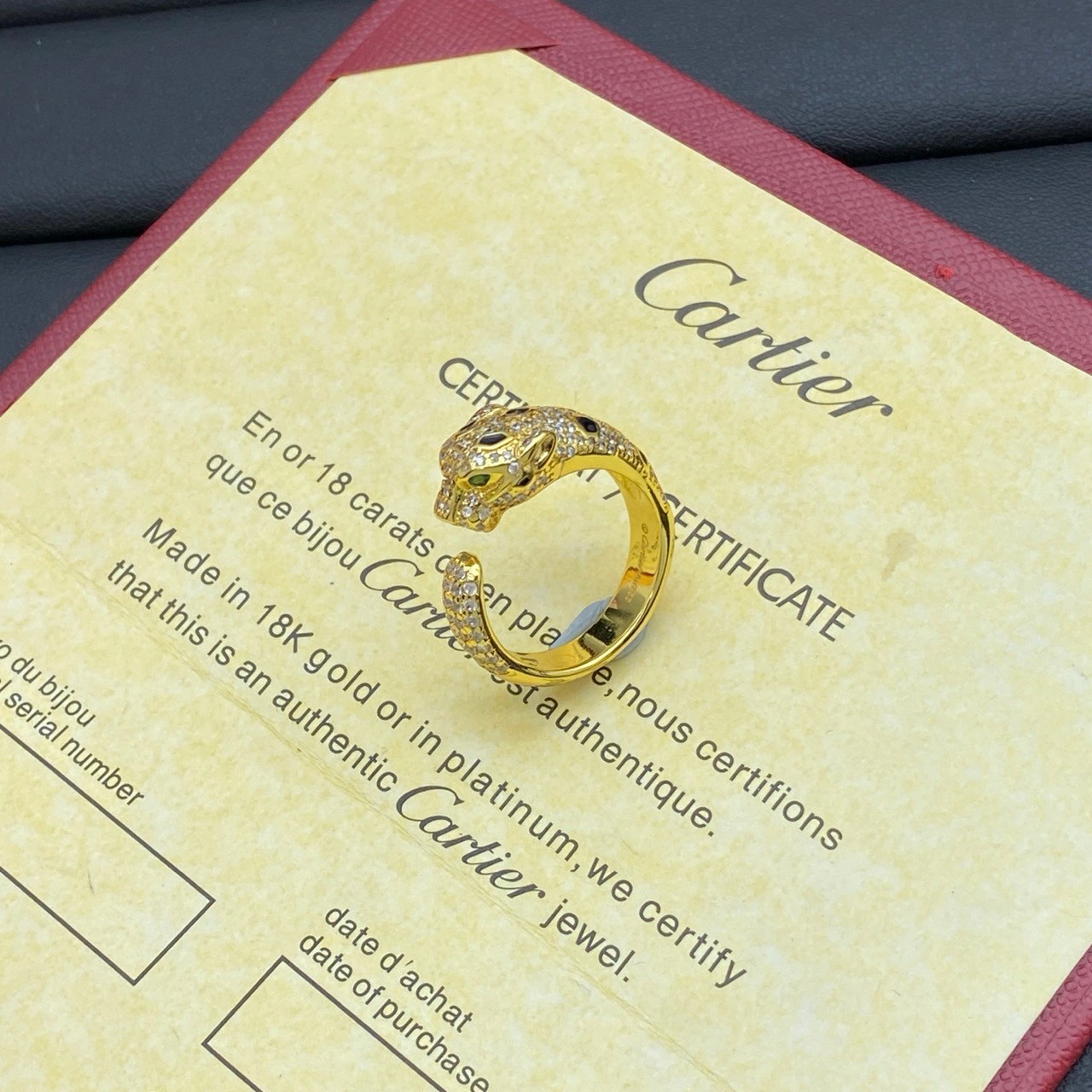 O1246 แหวน CAR(ทอง)