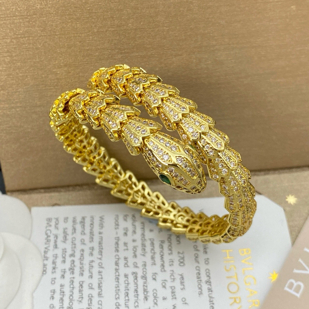 PP12438 กำไลข้อมือ BVL(ทอง)