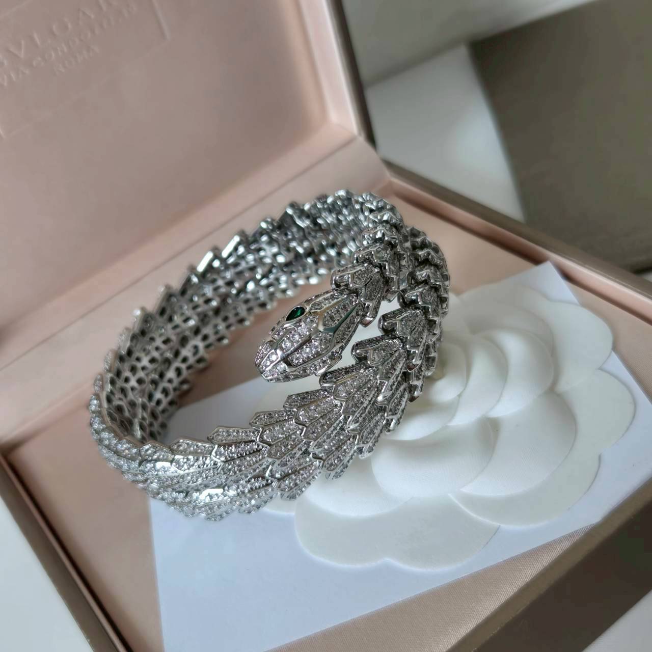 PP12733 กำไลข้อมือ BVL(เงิน)