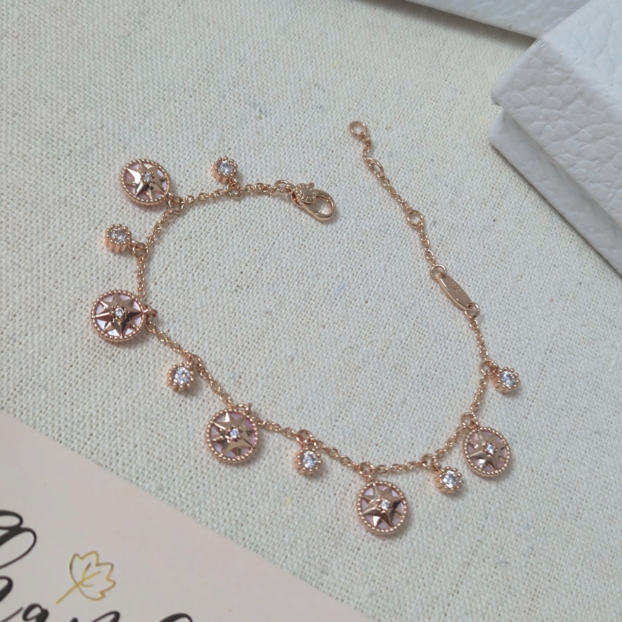 PP11030 สร้อยข้อมือ DI(ชมพู)
