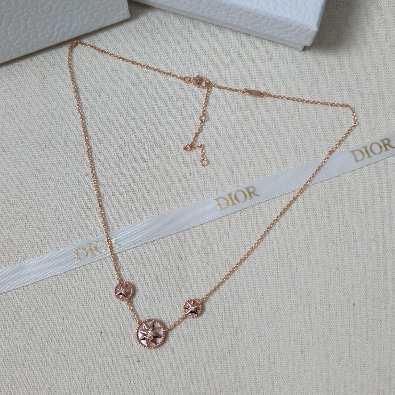 PP11027 สร้อยคอ DI(ชมพู)