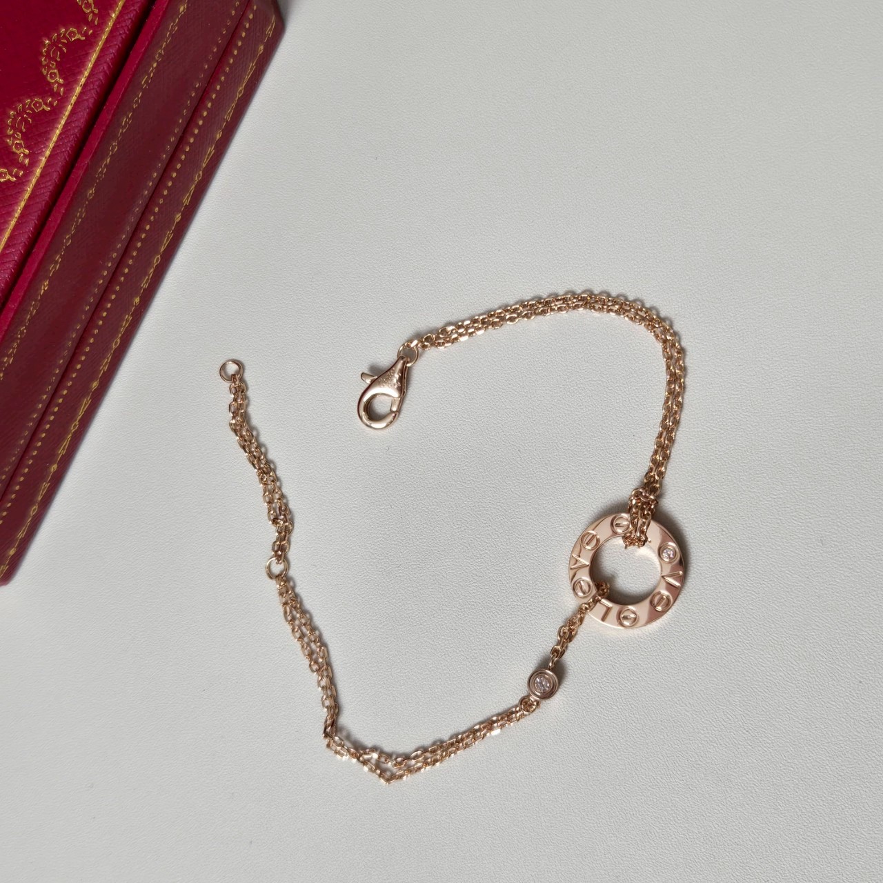 PP11012 สร้อยข้อมือ CAR(โรสโกลด์)