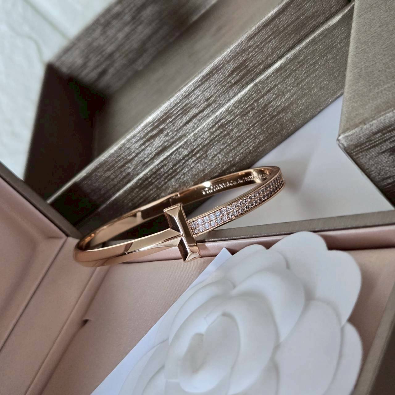 PP12471 กำไลข้อมือ TIF(PinkGold)