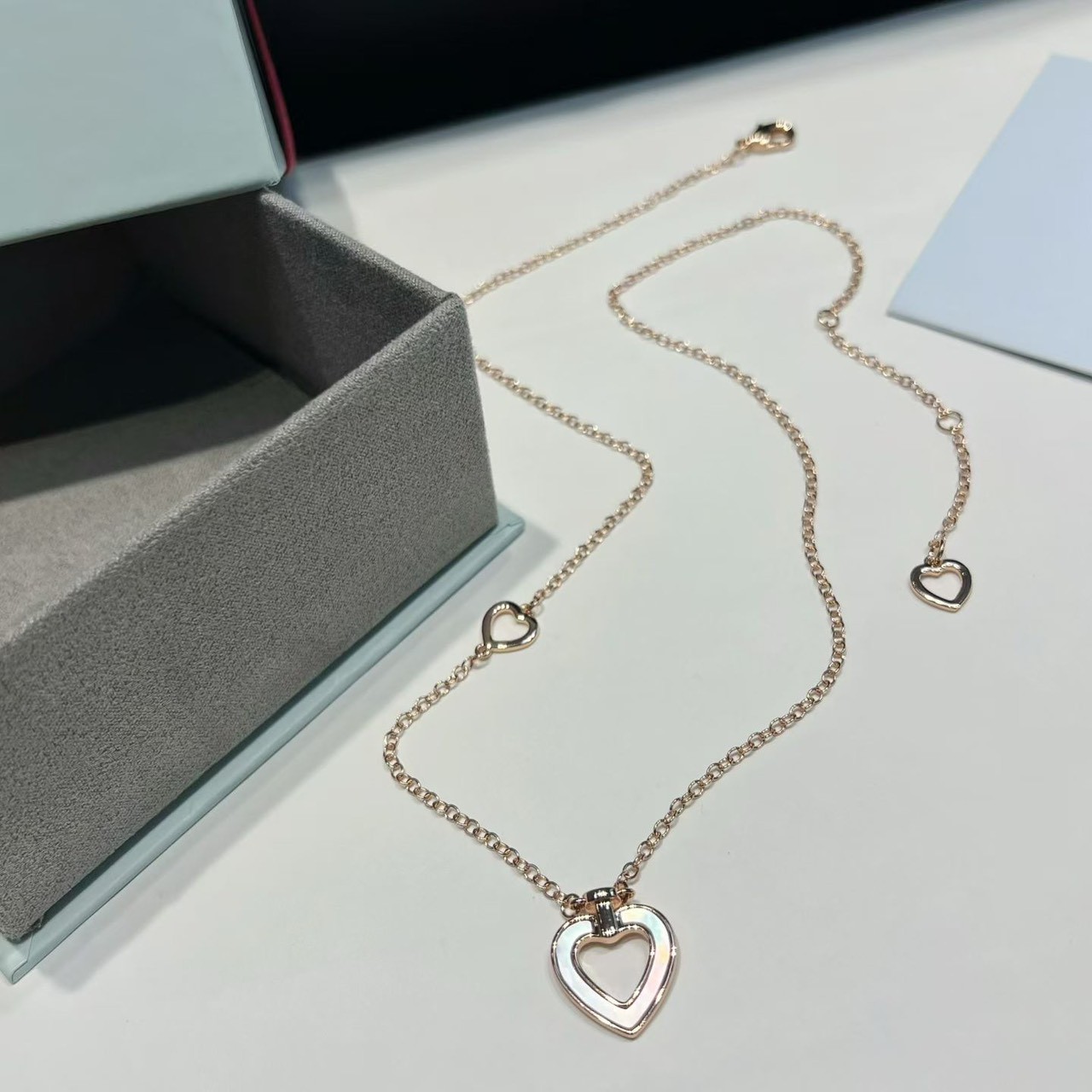 PP12481 สร้อยคอ FRED(PinkGold)