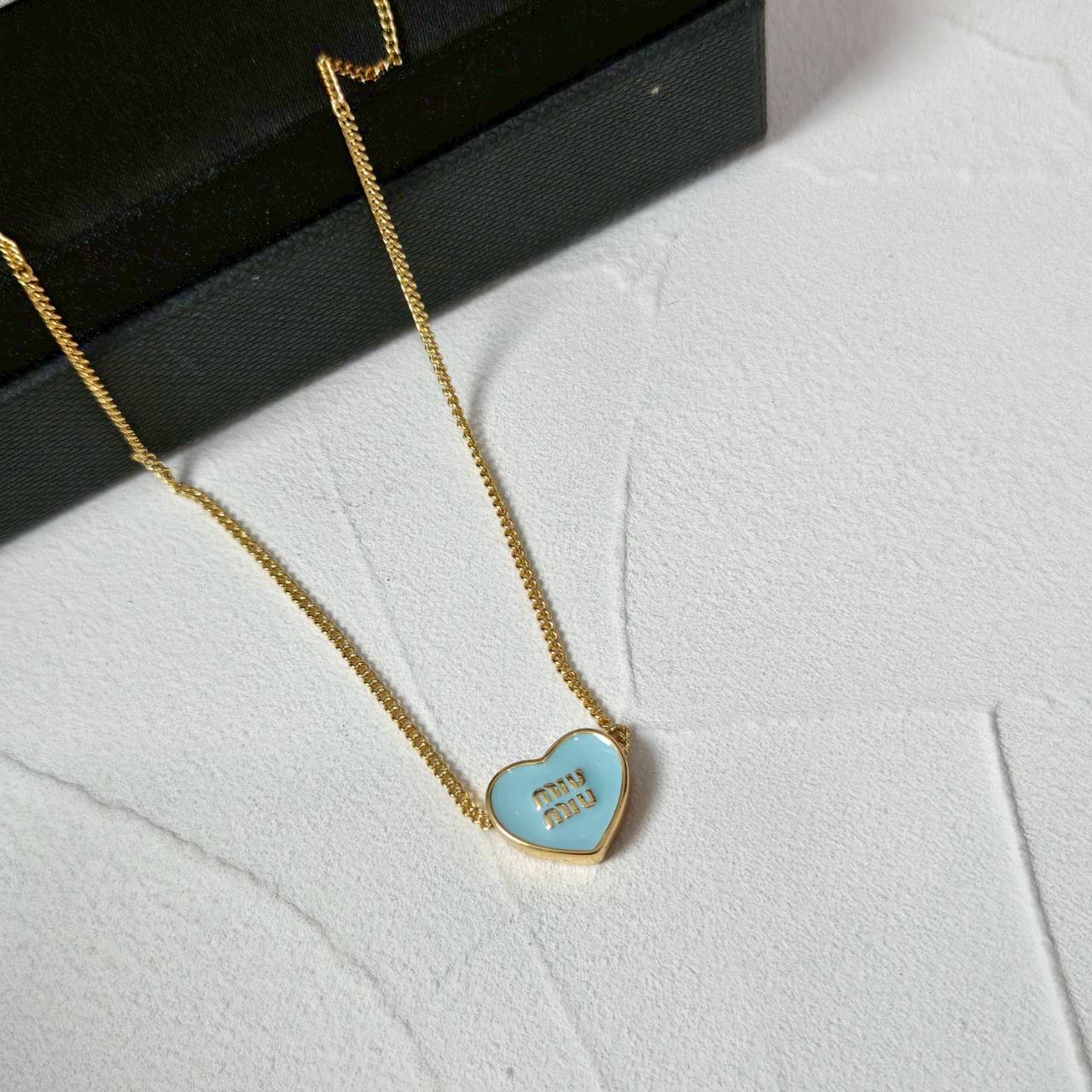 O1434 สร้อยคอ MIU(ฟ้า)