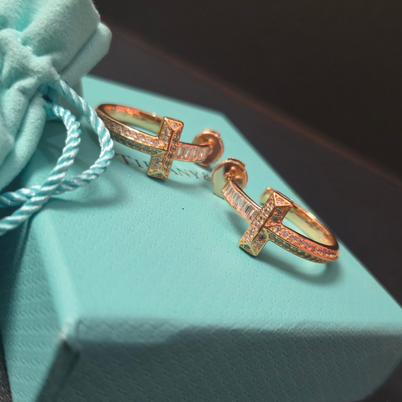 O0941 ต่างหู TIF(PinkGold)