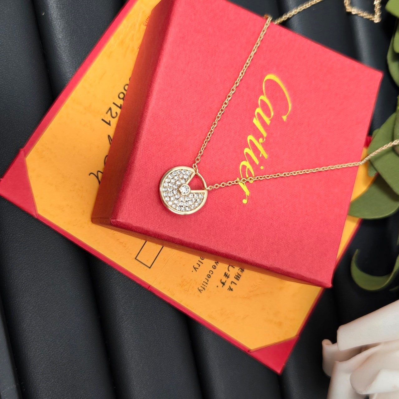 PP10157 สร้อยคอ CAR(PinkGold)