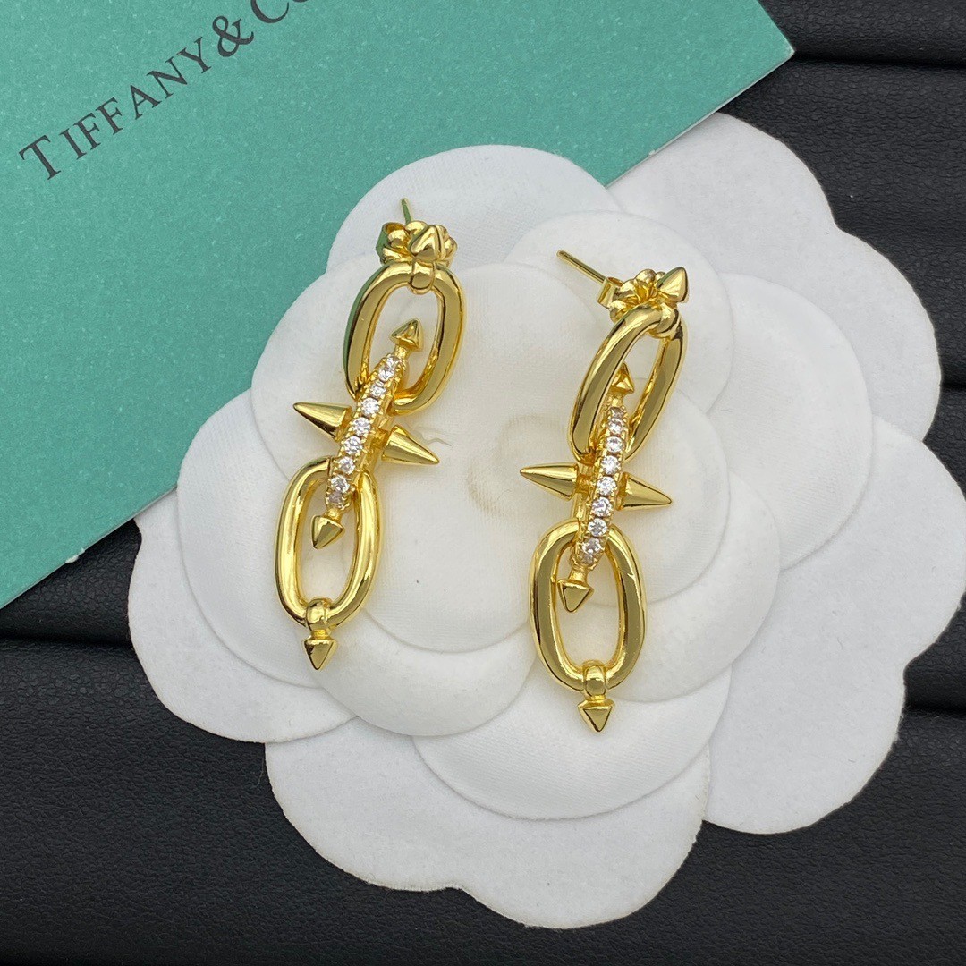 O0850 ต่างหู TIF(ทอง)