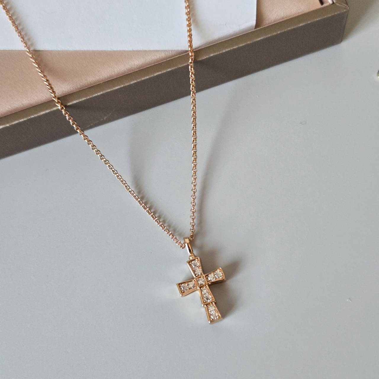 PP13322 สร้อยคอ BVL(PinkGold)