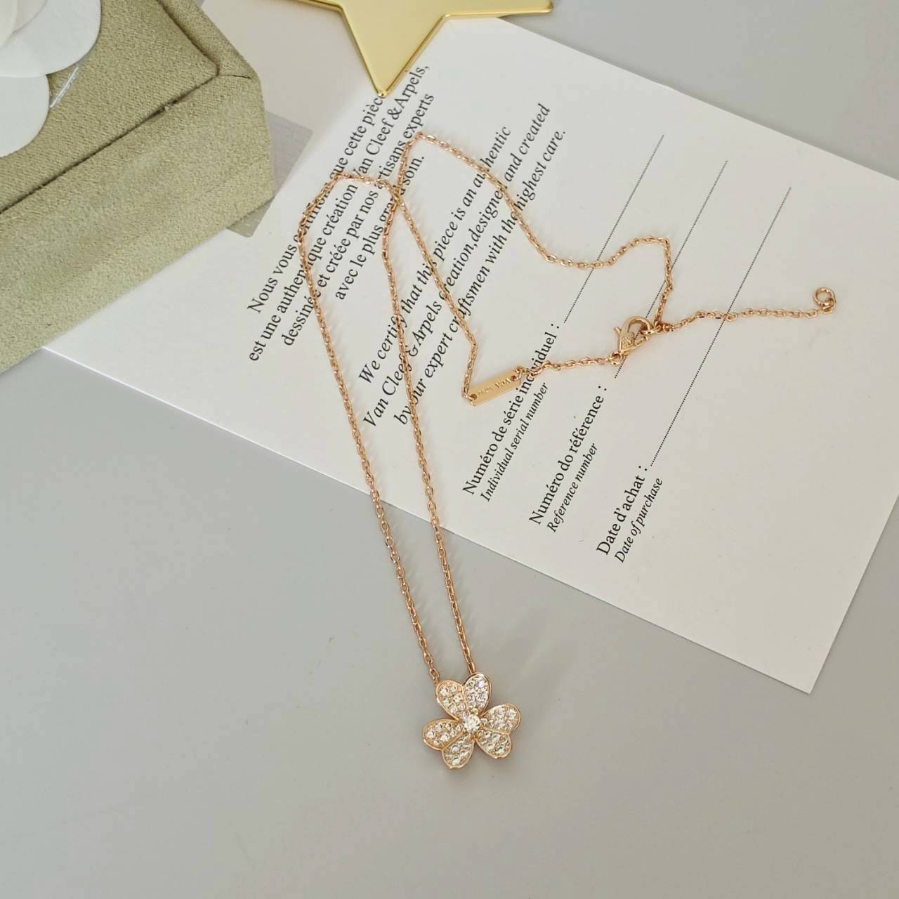 PP13592 สร้อยคอ VC(PinkGold)
