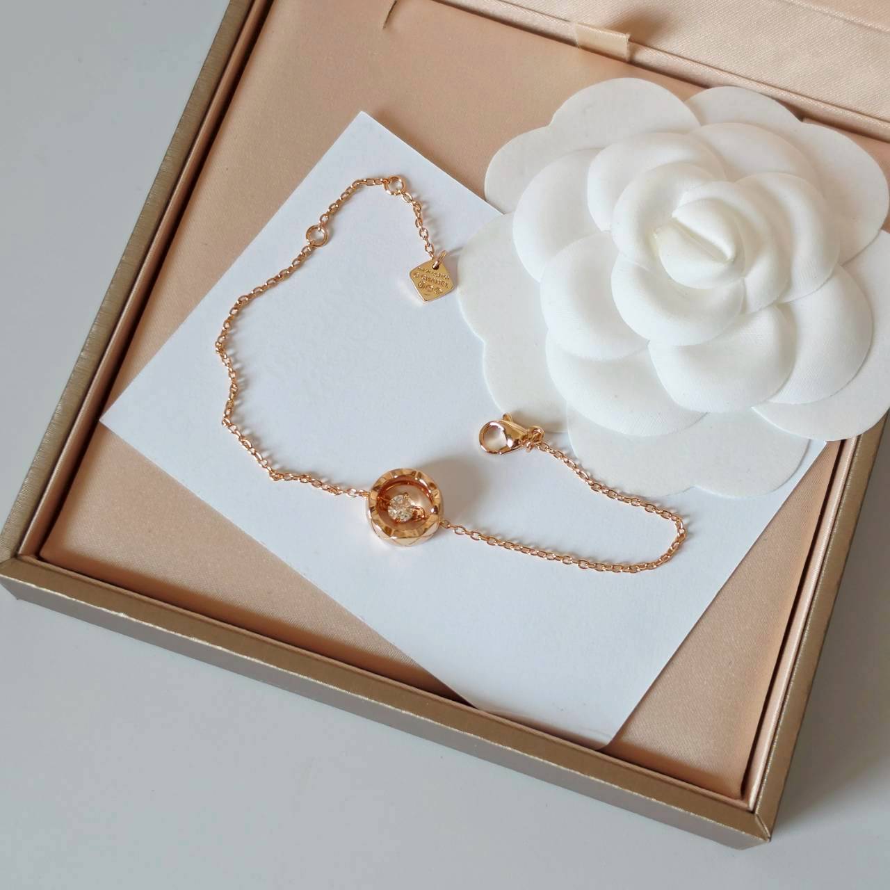 PP13832 สร้อยข้อมือ CH(PinkGold)