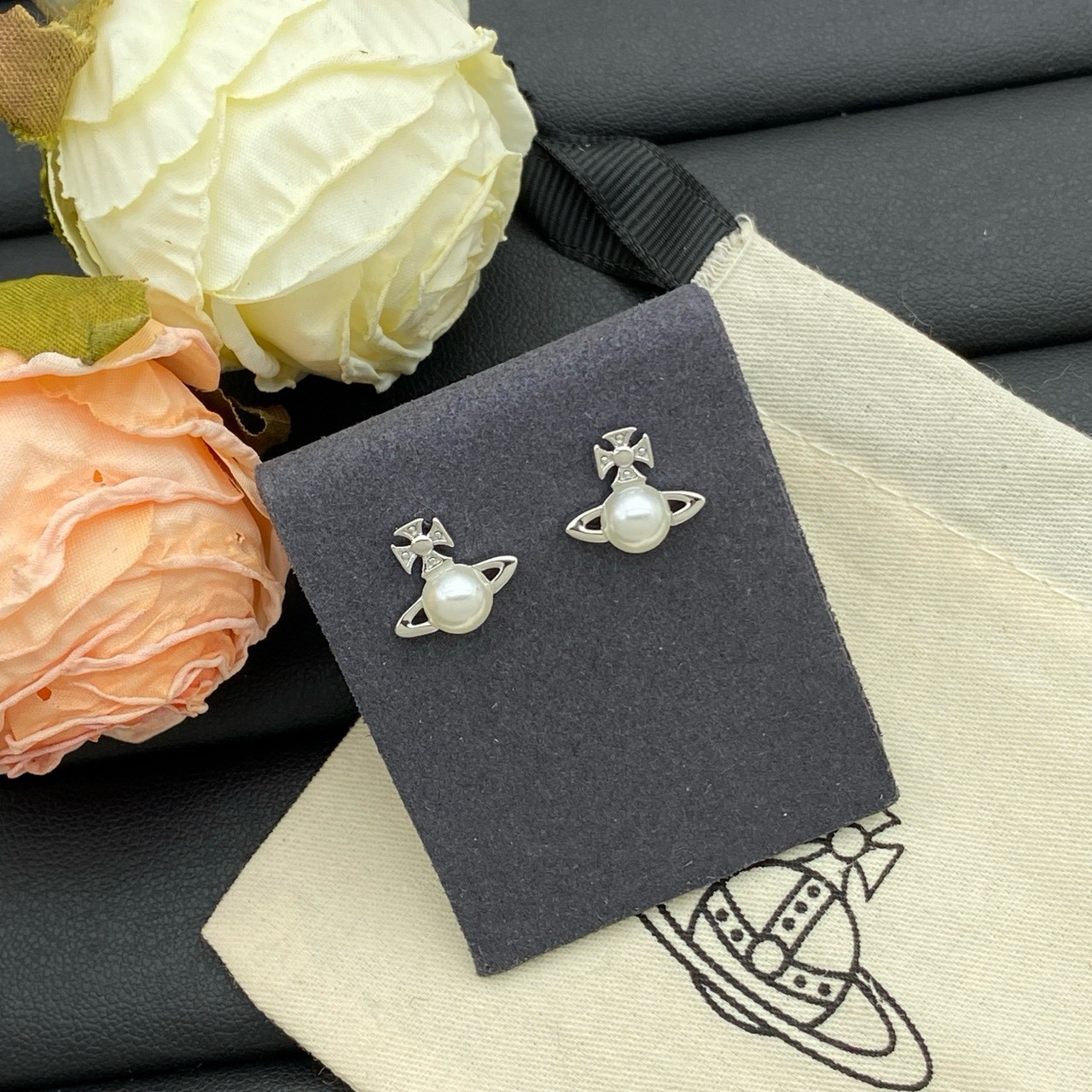 PP12834 ต่างหู Vivien(เงิน)