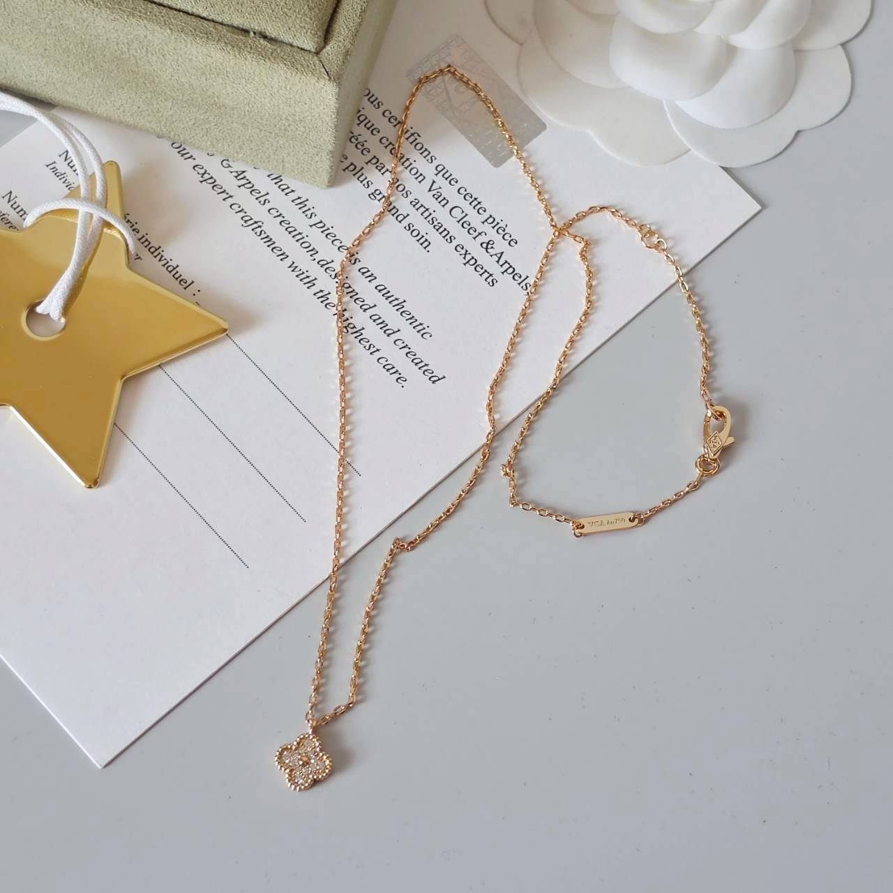 PP14749 สร้อยคอ VC(PinkGold)