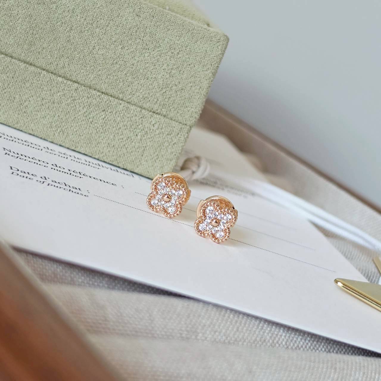 PP14748 ต่างหู VC(PinkGold)