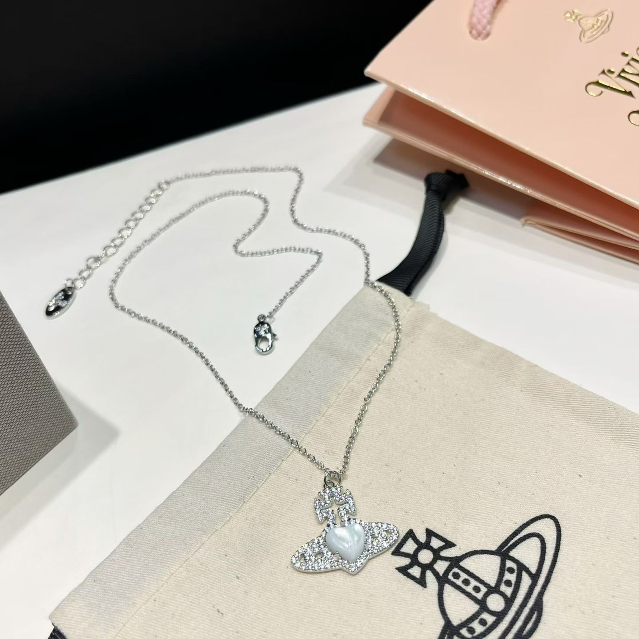 PP12911 สร้อยคอ Vivien(เงิน)