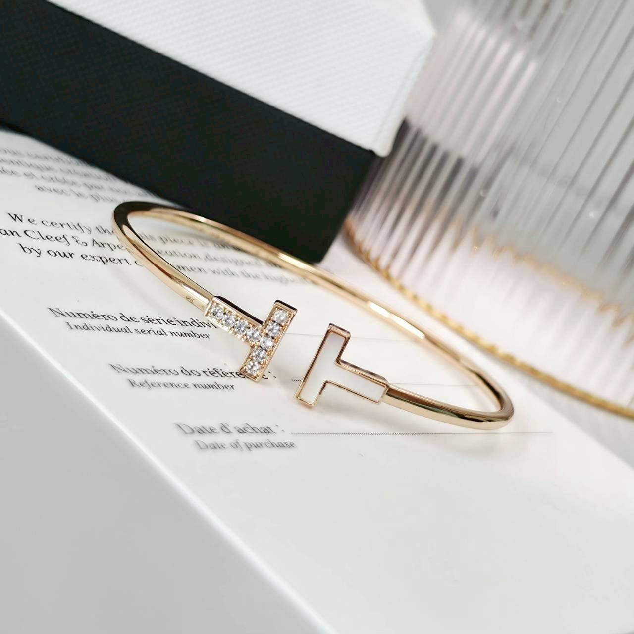 PP13494 กำไลข้อมือ TIF(PinkGold)