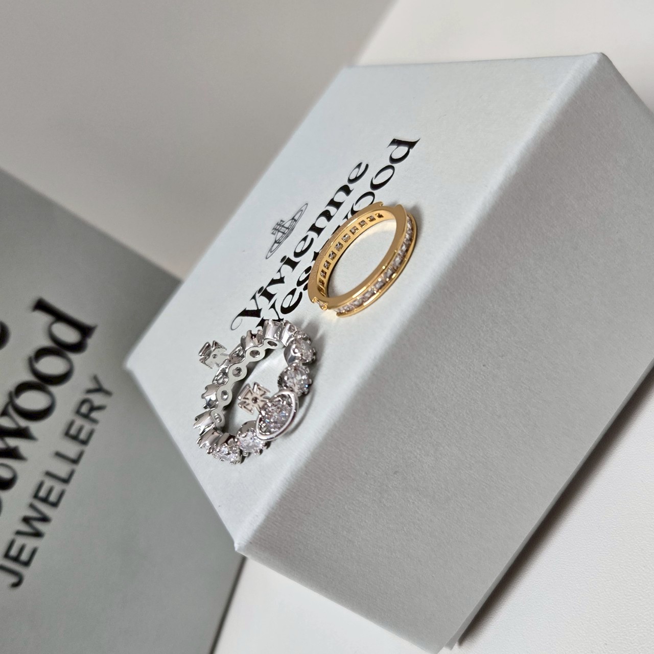 PP13234 แหวน Vivien(ทอง-เงิน)(ไซส์7)