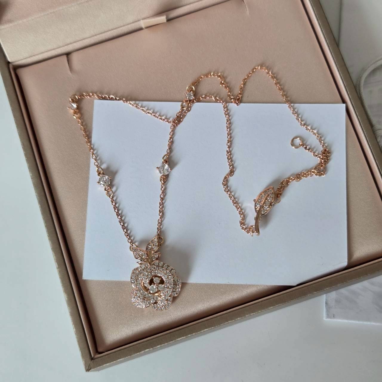 PP12969 สร้อยคอ DI(PinkGold)