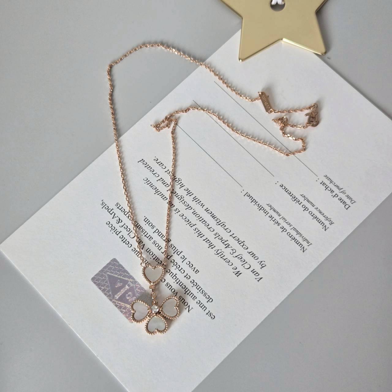 PP13264 สร้อยคอ VC(ขาว-Pink)