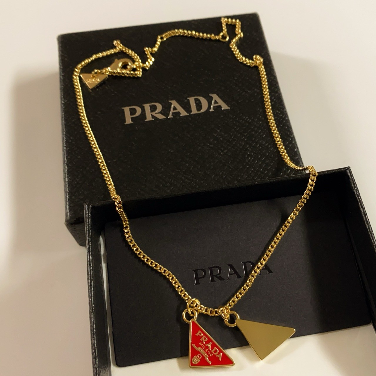 PP13299 สร้อยคอ PD(แดง)