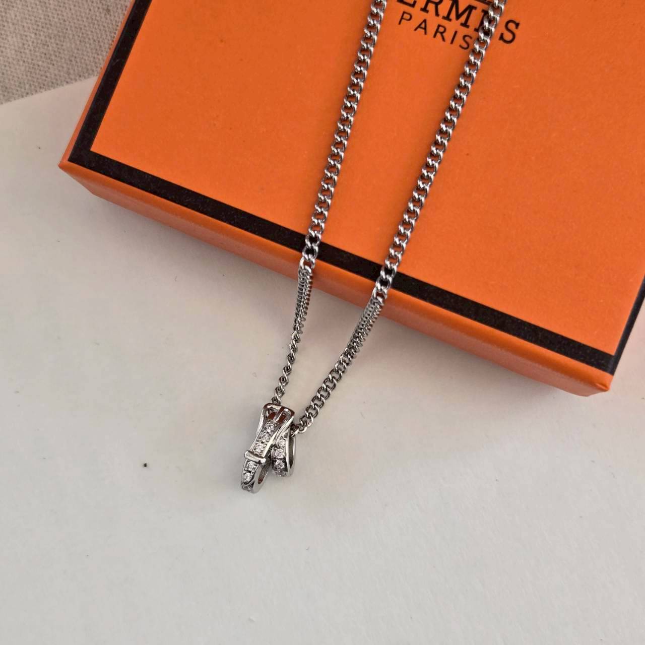 PP12987 สร้อยคอ H(เงิน)