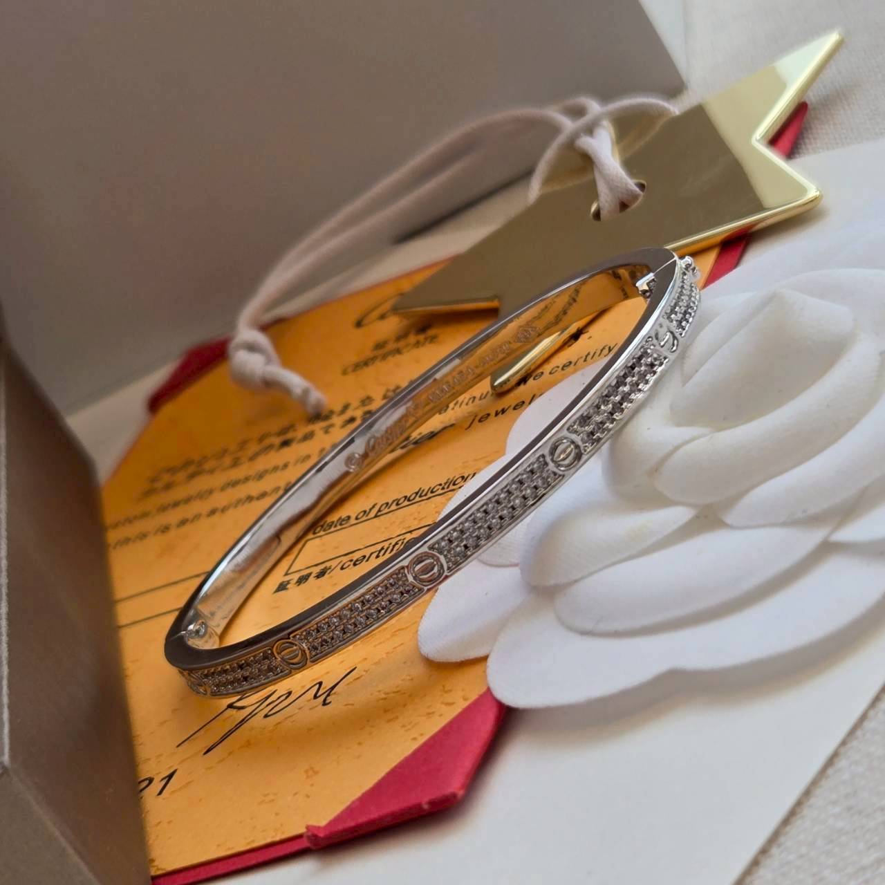 PP13024 กำไลข้อมือ CAR(เงิน)