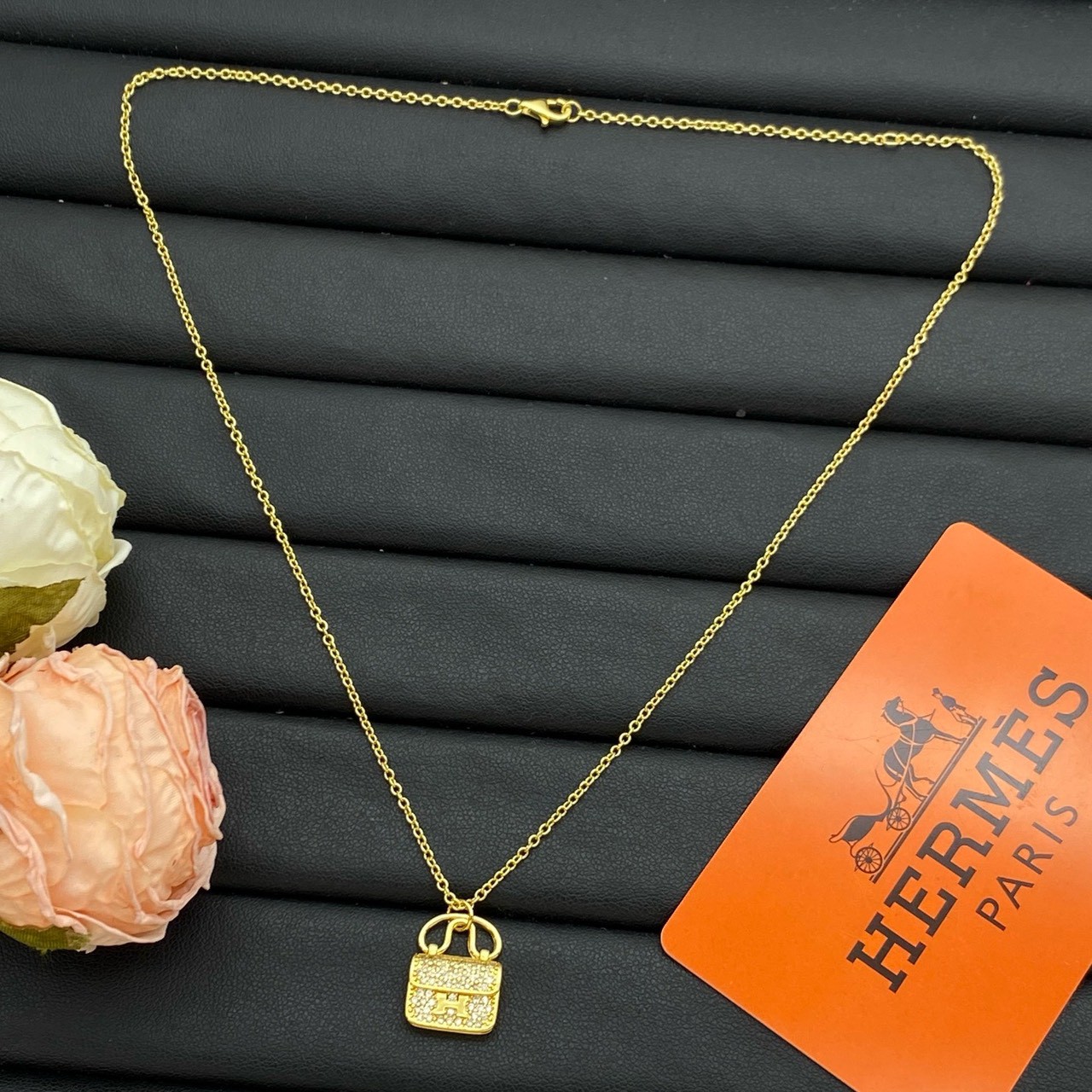 PP12240 สร้อยคอ H(ทอง)