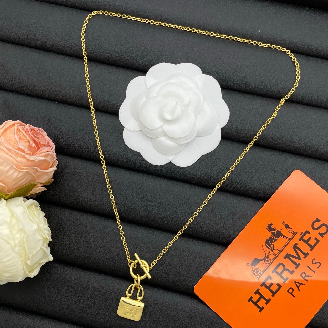 PP10822 สร้อยคอ H(ทอง)