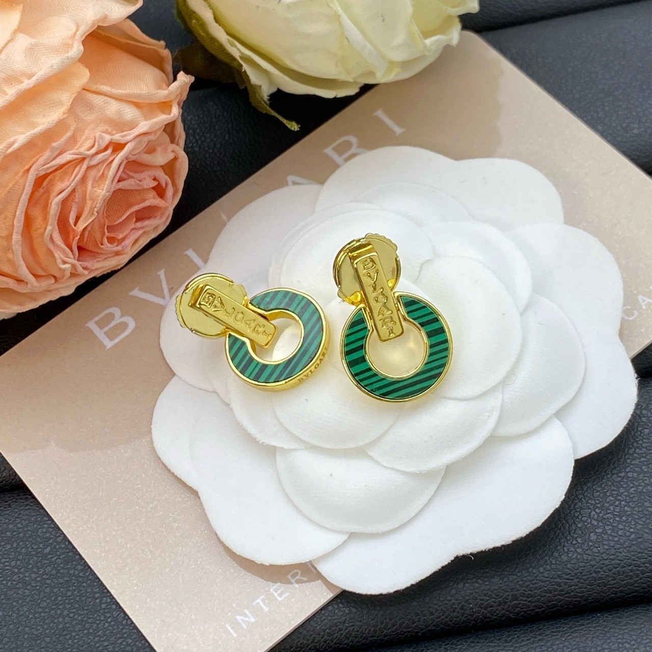 PP12263 ต่างหู BVL(ทอง-เขียว)