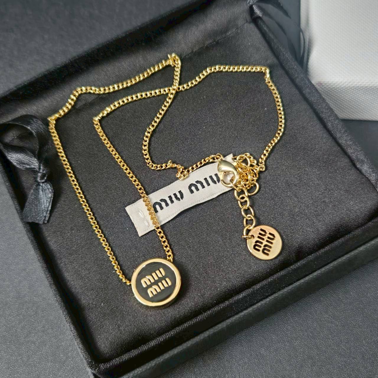 PP12563 สร้อยคอ MIU(ดำ)