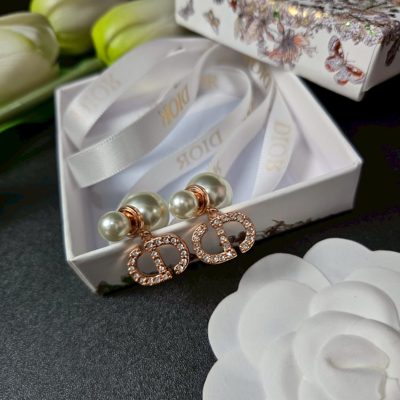 O01219 ต่างหู DI(PinkGold)