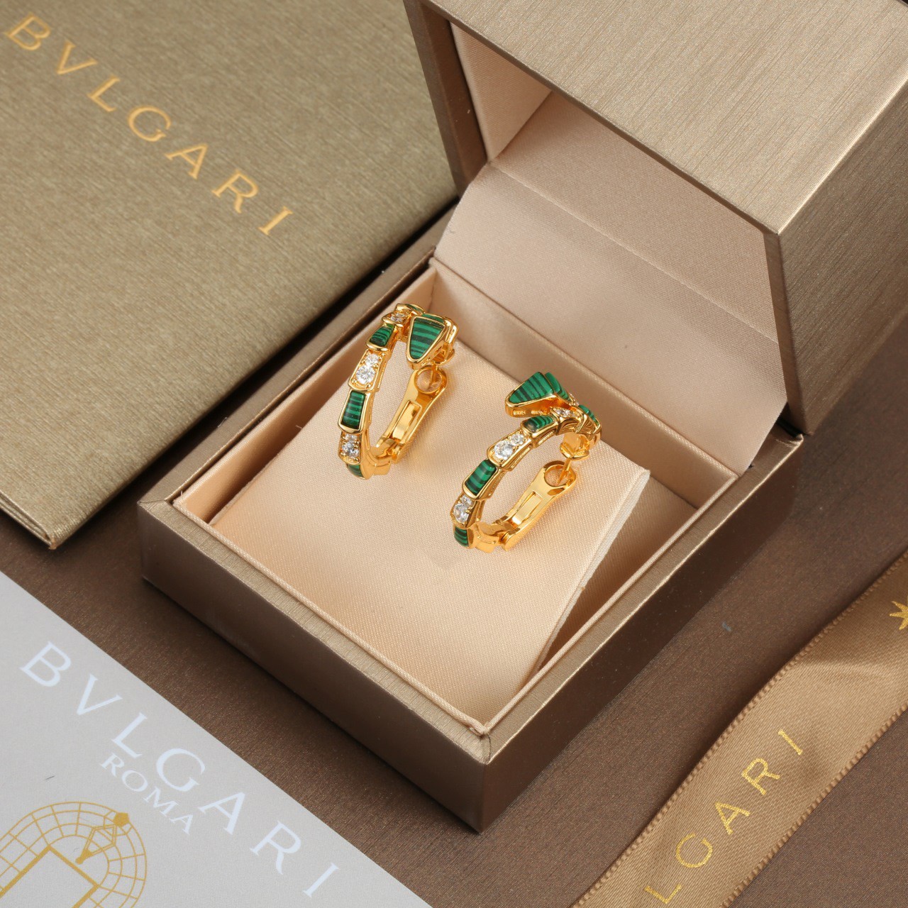 PP11134 ต่างหู BVL(ทอง-เขียว)