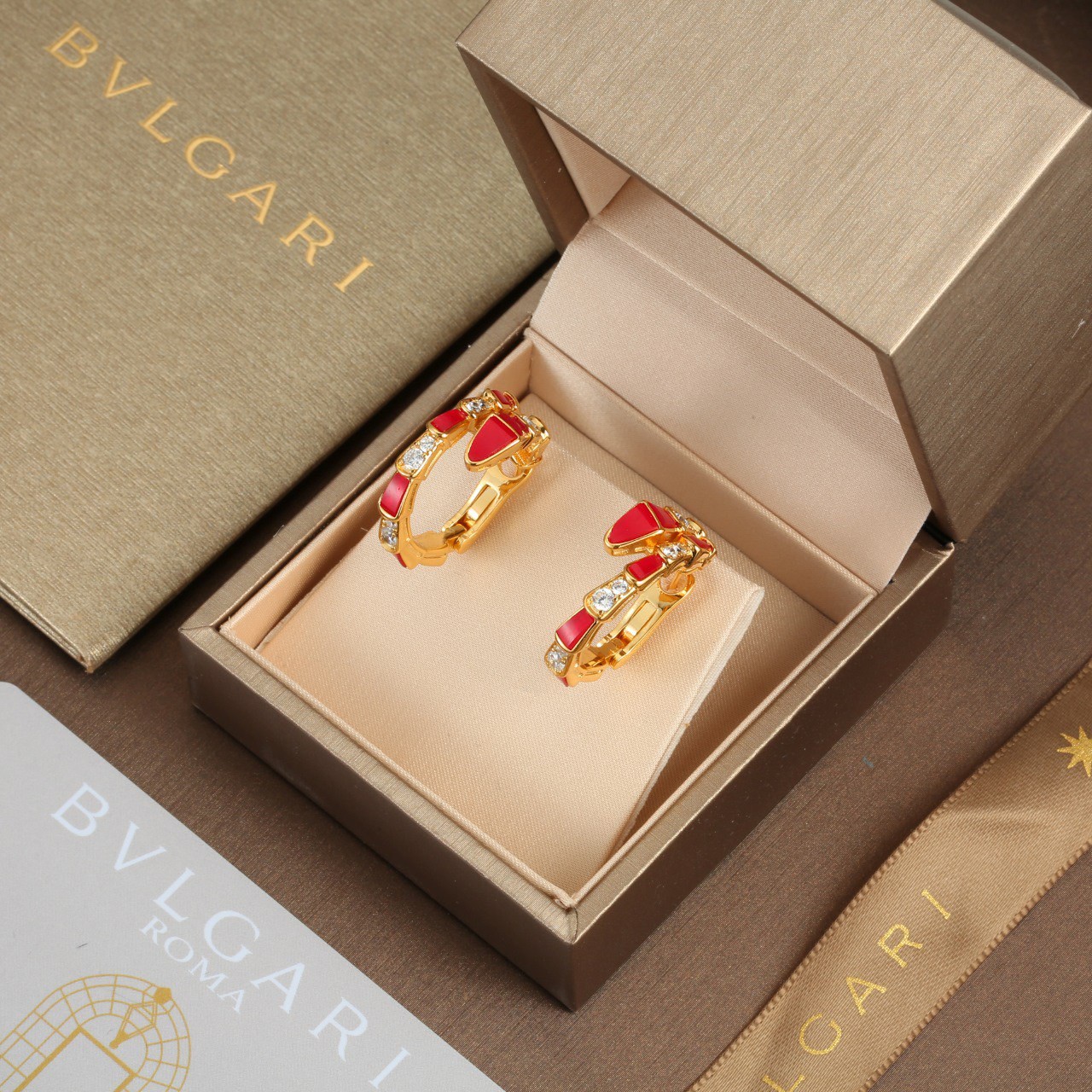 PP11135 ต่างหู BVL(ทอง-แดง)