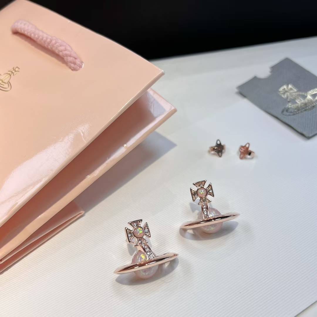 PP11479 ต่างหู Vivien(PinkGold)