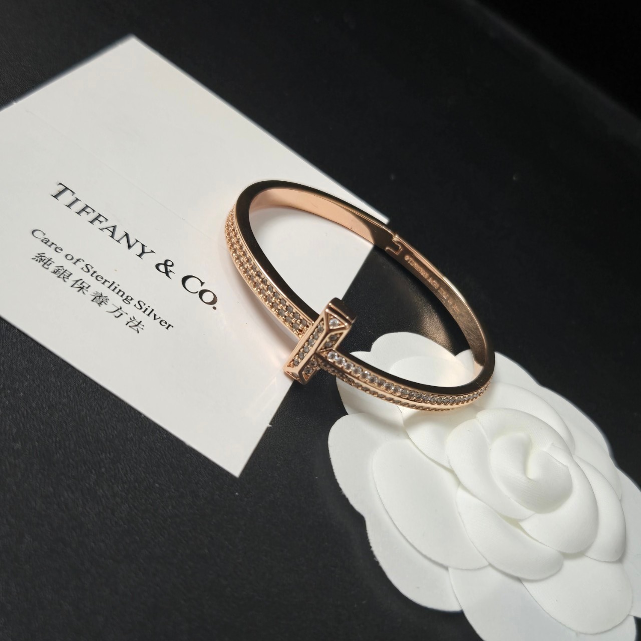 O0474 กำไลข้อมือ TIF(PinkGold)