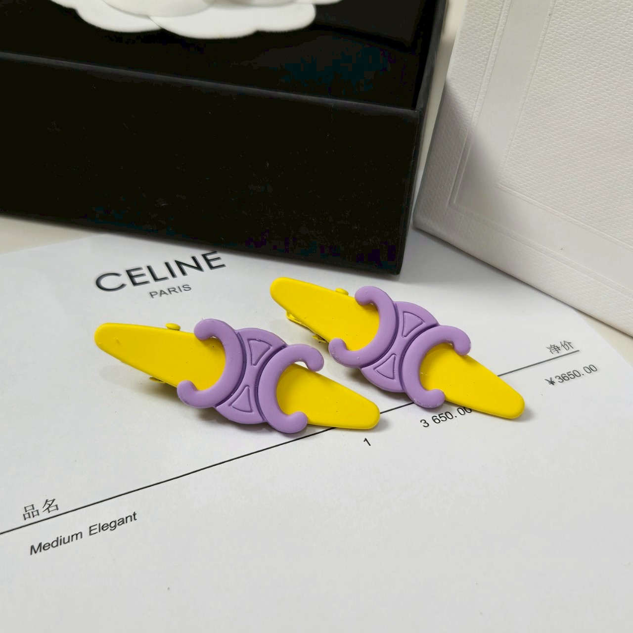 G0003 กิ๊บ CE(คู่)(PVC Bag)