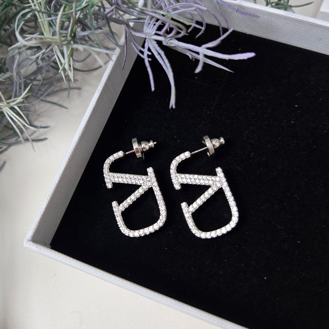 O0761 ต่างหู VA(เงิน)